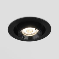 Встраиваемый светодиодный спот Elektrostandard 9917 LED 10W 4200K черный матовый