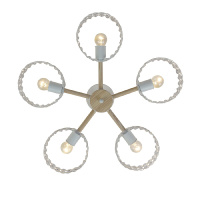 Люстра на штанге Escada Banjo 679/5P White