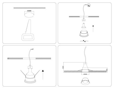 Точечный светильник Ambrella Light Techno Spot TS51813