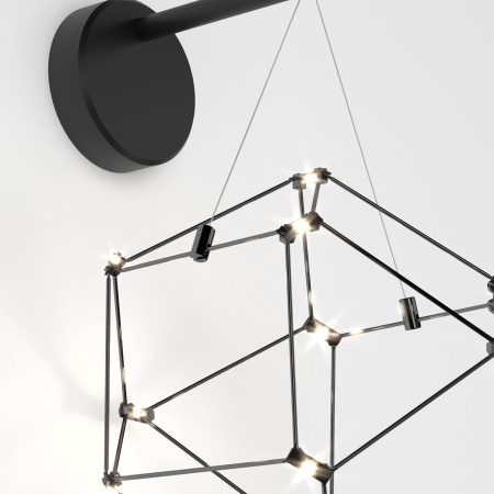 Настенный светодиодный светильник Eurosvet 90310/1 черный жемчуг