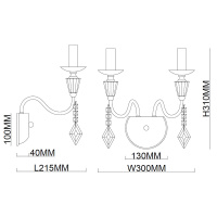 Бра Stilfort Grace 1053/05/02W