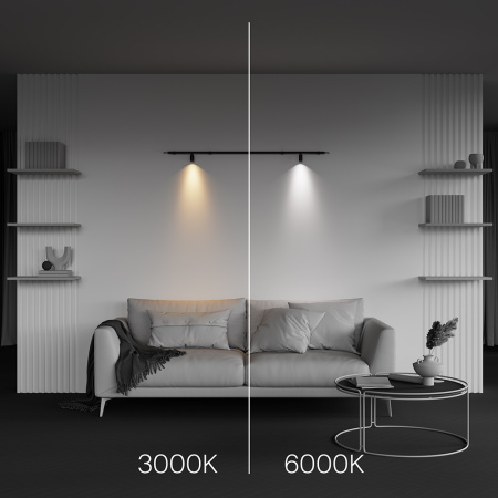 Трековый светильник Maytoni Focus LED C103CL-5W3-6K-B