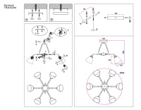 Потолочная люстра Ambrella light Traditional Modern TR303294