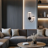 Бра Eurosvet Fungo 50388/2 LED черный a068860