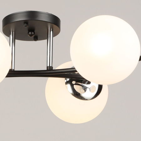 Потолочная люстра Reluce 02318-0.3-06 BK+CH