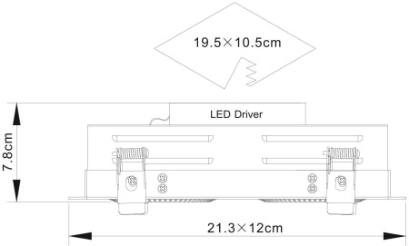Встраиваемый светодиодный светильник Arte Lamp Studio A3007PL-2WH