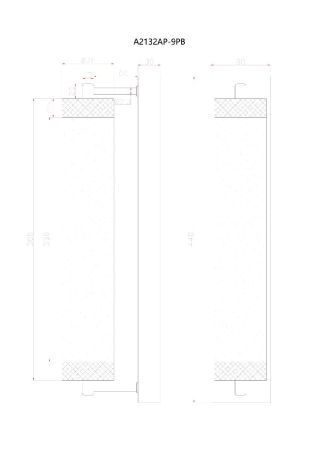 Настенный светильник Arte Lamp Galaxy A2132AP-9PB