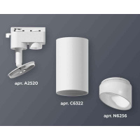 Комплект трекового светильника Ambrella light Track System XT6322180 SWH/FR белый песок/белый матовый (A2520, C6322, N6256)