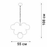 Подвесная люстра Vitaluce V49630-8/10