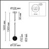 Подвесной светильник Lumion Trino Ledio 8080/1A