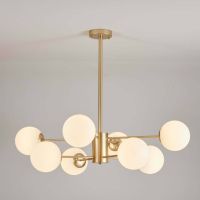 Люстра на штанге ImperiumLoft Roundi Brass 305756-23
