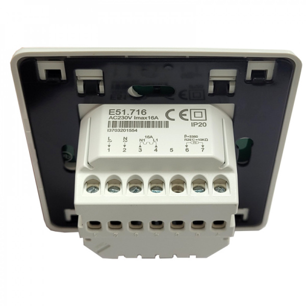 Терморегулятор для теплого пола E-51.716 встраиваемый
