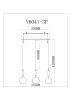 Подвесной светильник Moderli Scrumbel V11566-3P