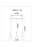 Подвесной светильник Moderli Scrumbel V11566-3P