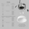 Встраиваемый светильник Denkirs Shine Glow DK2431-WH