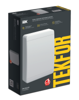Корпус пластиковый накладной ЩРН-П-24 IP41 белая дверь TEKFOR IEK