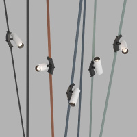 Трековый однофазный светильник Denkirs Belty Spot DK5547-BW+BK