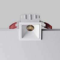 Встраиваемый светильник Maytoni Alfa led DL043-01-10W3K-SQ-W-1