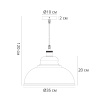 Подвесной светильник Arte Lamp Cappello A7039SP-1BK