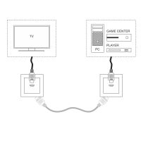 Розетка HDMI слоновая кость WL03-60-11 Werkel