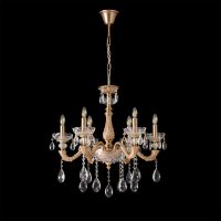 Подвесная люстра Crystal Lux ELIZABETH SP6 BRASS