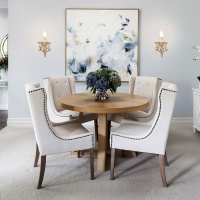 Бра Eurosvet Elisha 3281/1 белый с золотом/тонированный хрусталь Strotskis