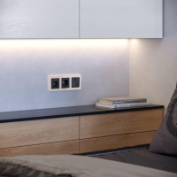 Рамка на 3 поста Acrylic айвори W0032743 Werkel