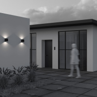 Уличный настенный светильник Maytoni Block O507WL-L10B3K