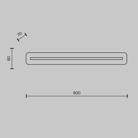 Настенный светильник Maytoni Albatre MOD366WL-L18BS3K