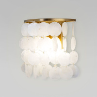 Настенный светильник Eurosvet 60084/2 латунь/перламутр a071169