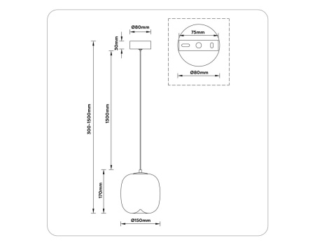 Подвесной светильник Ambrella Light High Light Modern LH11093