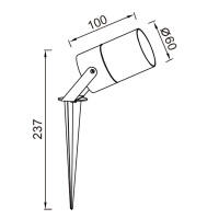 Ландшафтный светильник Mantra Quebec 9287