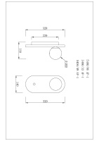 Бра Divinare Milano 5406/49 AP-1
