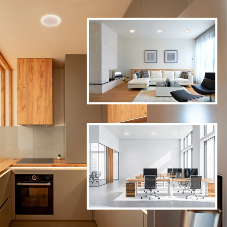 Встраиваемая светодиодная панель безрамочная Apeyron FLP 06-100