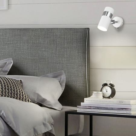 Спот Eurosvet Viero 20096/1 белый/ хром