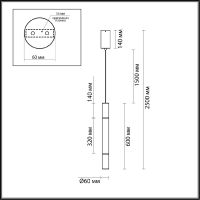 Подвесной светильник Odeon Light Marbella 6674/15L