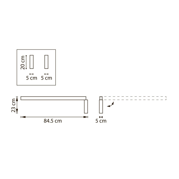 Настенный светильник Lightstar Dive 740547