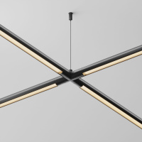 Х-образный вертикальный коннектор без ввода питания Maytoni Shelf CA017TX-B