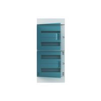 Бокс ABB Mistral41 встраиваемый 48М (4x12) зеленая дверь с винтовым клеммным блоком