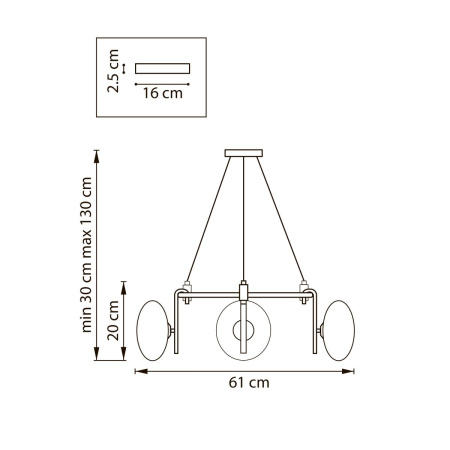 Подвесная люстра Lightstar Gamma G9 737136
