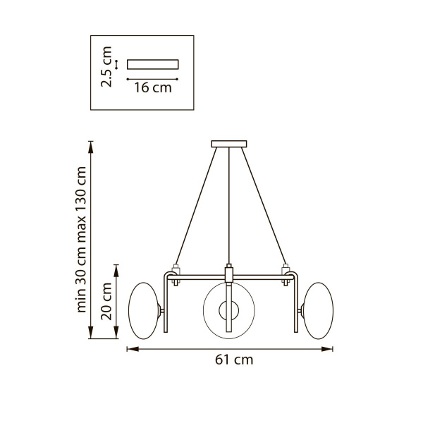 Подвесная люстра Lightstar Gamma G9 737136