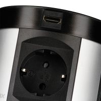 Блок розеток 107J (4 секции, 2 USB и 2 HDMI) Mebax 00-00001465