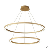 Подвесной светодиодный светильник Crystal Lux Fortuna SP123W Led Gold