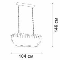 Подвесная люстра Vitaluce V53440-8/19