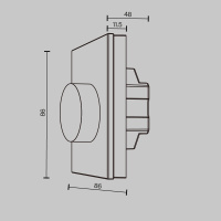 Роторная панель управления Maytoni Union 711027