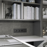 Рамка Werkel Hammer на 4 поста черный W0042408