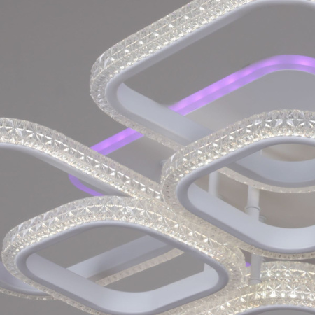 Потолочная люстра Reluce 06335-0.3-4+4B WH (RGB)