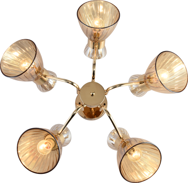 Люстра Rivoli Victoria 9183-305 5хЕ27 60 Вт модерн