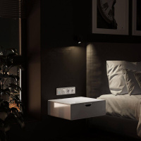 Рамка на 4 поста Acrylic (белый) W0042701 Werkel