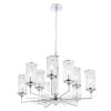 Подвесная люстра Crystal Lux Gloria SP9 Chrome